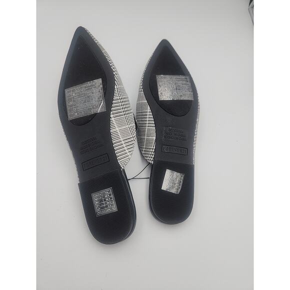 Forever 21 Black/white Tweed‎ Houndstooth Mules - Picture 5 of 5